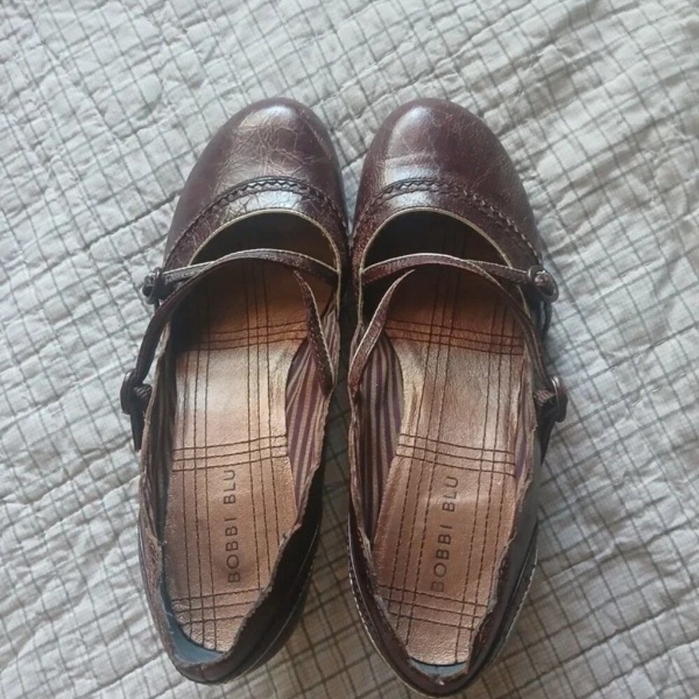 Gingham Mary Jane style heel